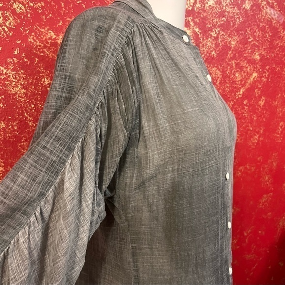 JOSH PODOLL Organic Cotton Ombré Top Blouse Shirt XS - Picture 14 of 16